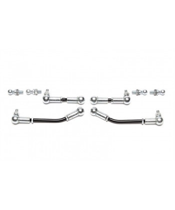 Biellettes de rabaissement pour amortisseurs pneumatiques