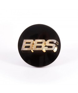 Logo BBS 70,6 3D noir/or x 4