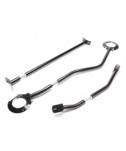 Kit de 3 barres anti rapprochement acier noir