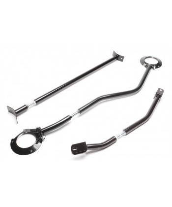 Kit de 3 barres anti rapprochement acier noir