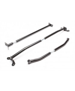 Kit de 3 barres anti rapprochement acier noir