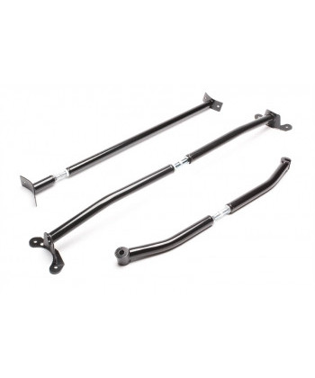 Kit de 3 barres anti rapprochement acier noir