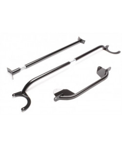 Kit de 3 barres anti rapprochement acier noir