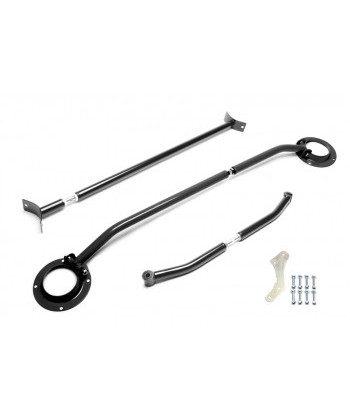 Kit de 3 barres anti rapprochement acier noir