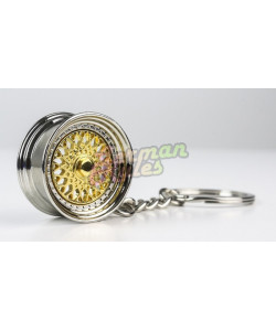 Porte clé BBS RS gold