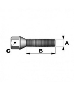 5 x vis M12*125 25mm (clé 17)