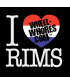Tee-shirt Wheel Whores "I Heart Rims"